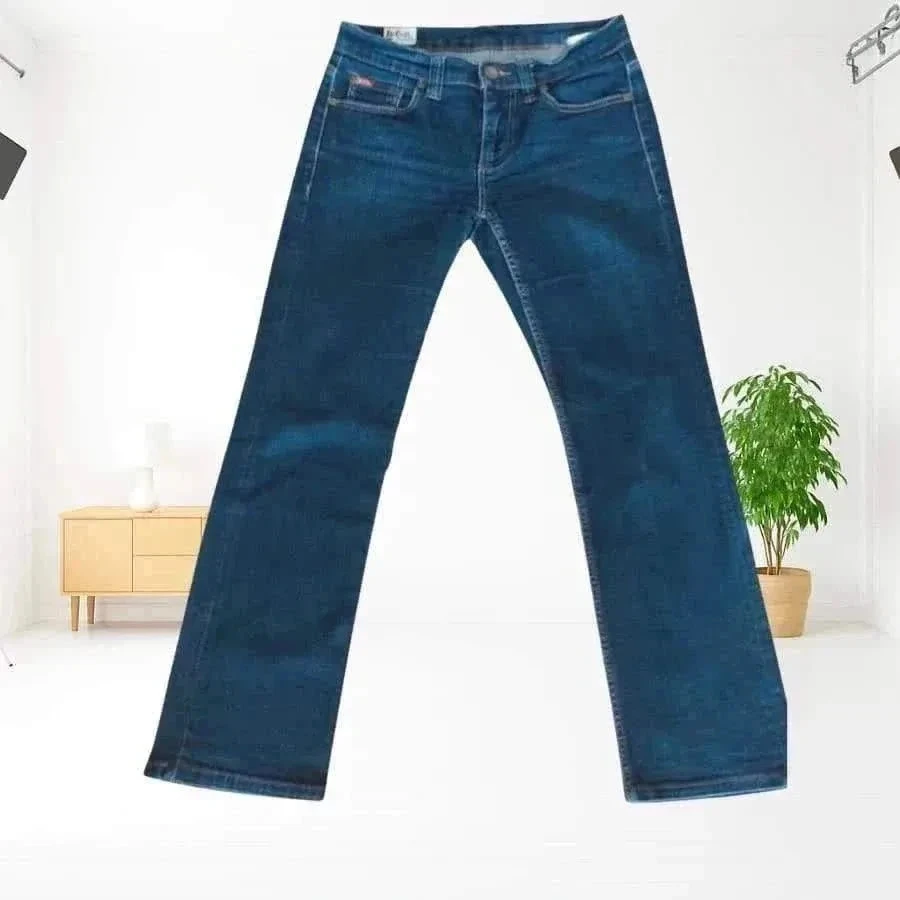 Lee Cooper jeans, straight cut - medium waist - stretch texture - navy blue – photo 10